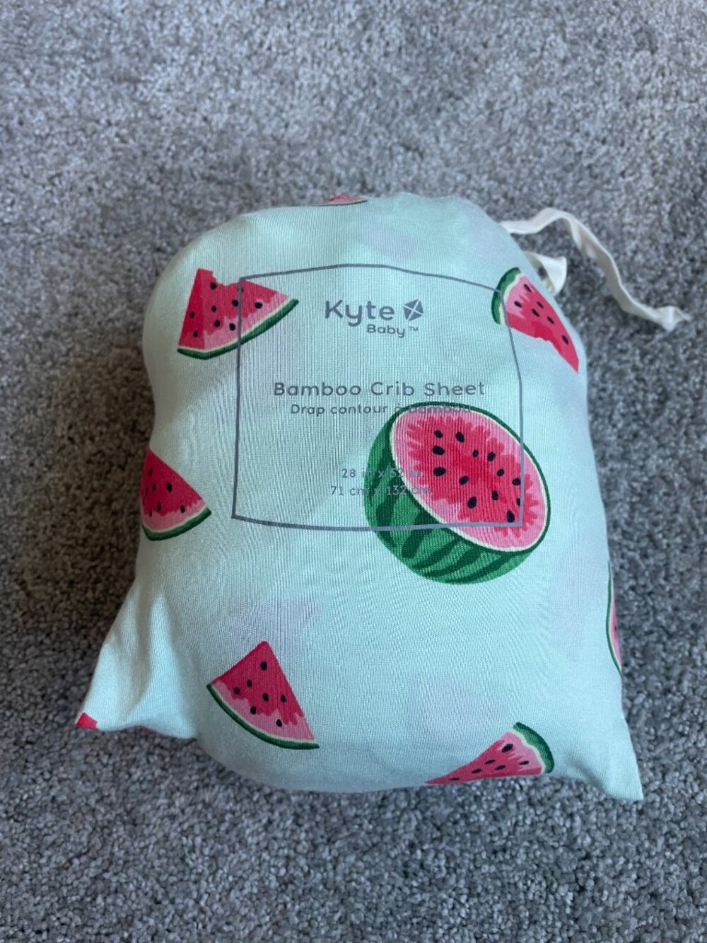 KYTE BABY Watermelon Cribsheet